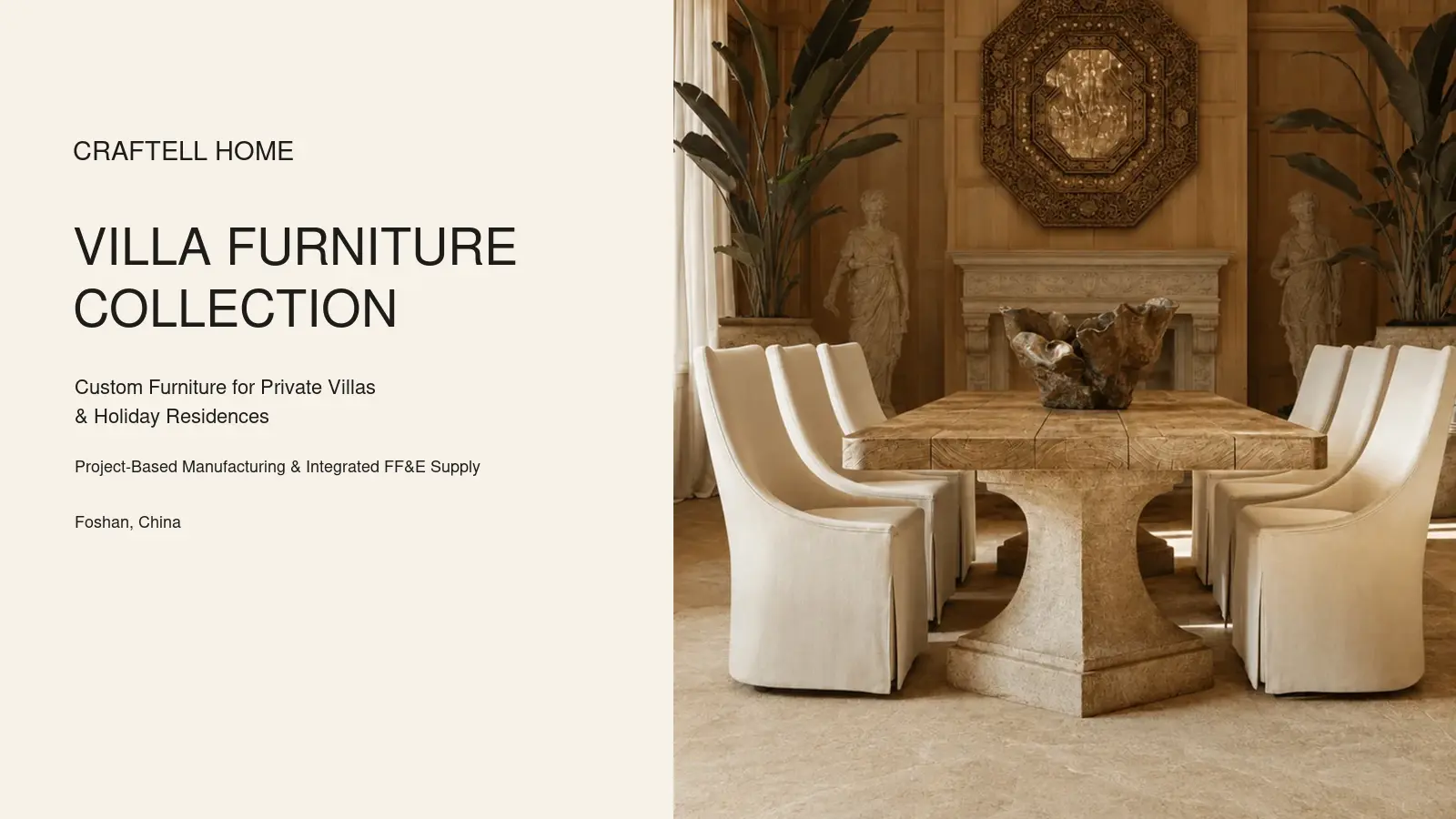 Download Our Villa Furniture Catalog