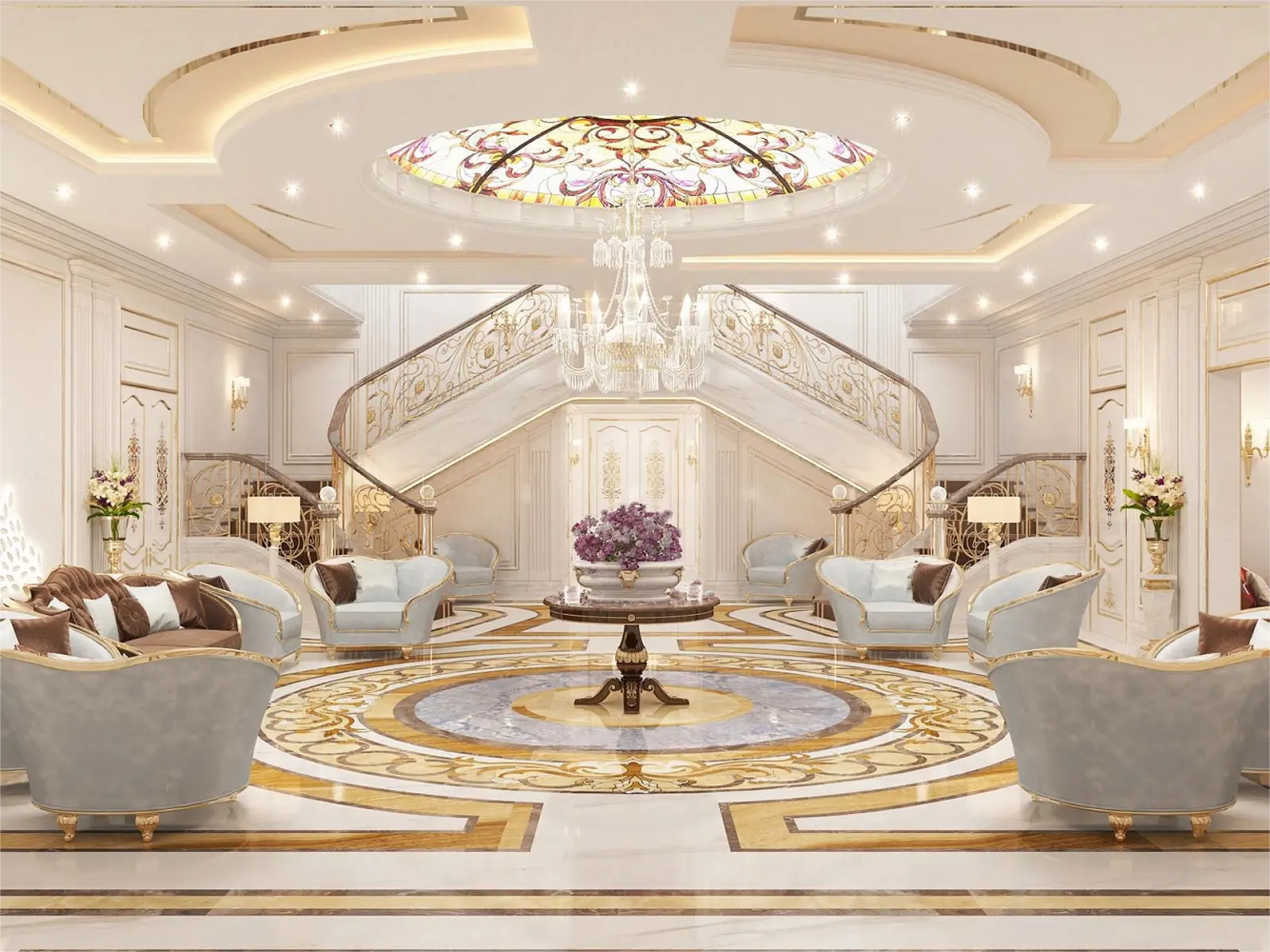 Arabian Royal Luxury French-Style Villa