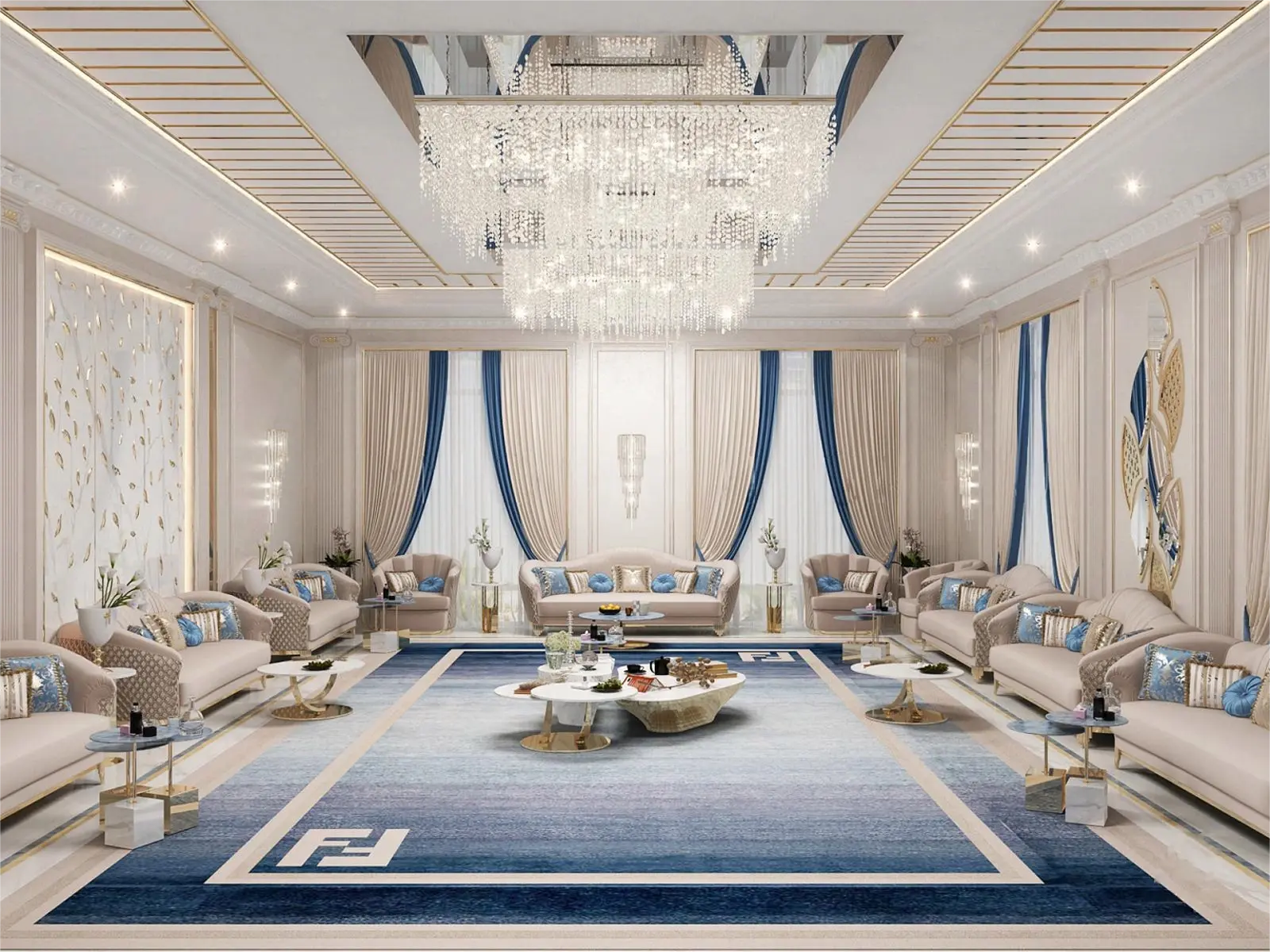 Arabian Royal Luxury French-Style Villa
