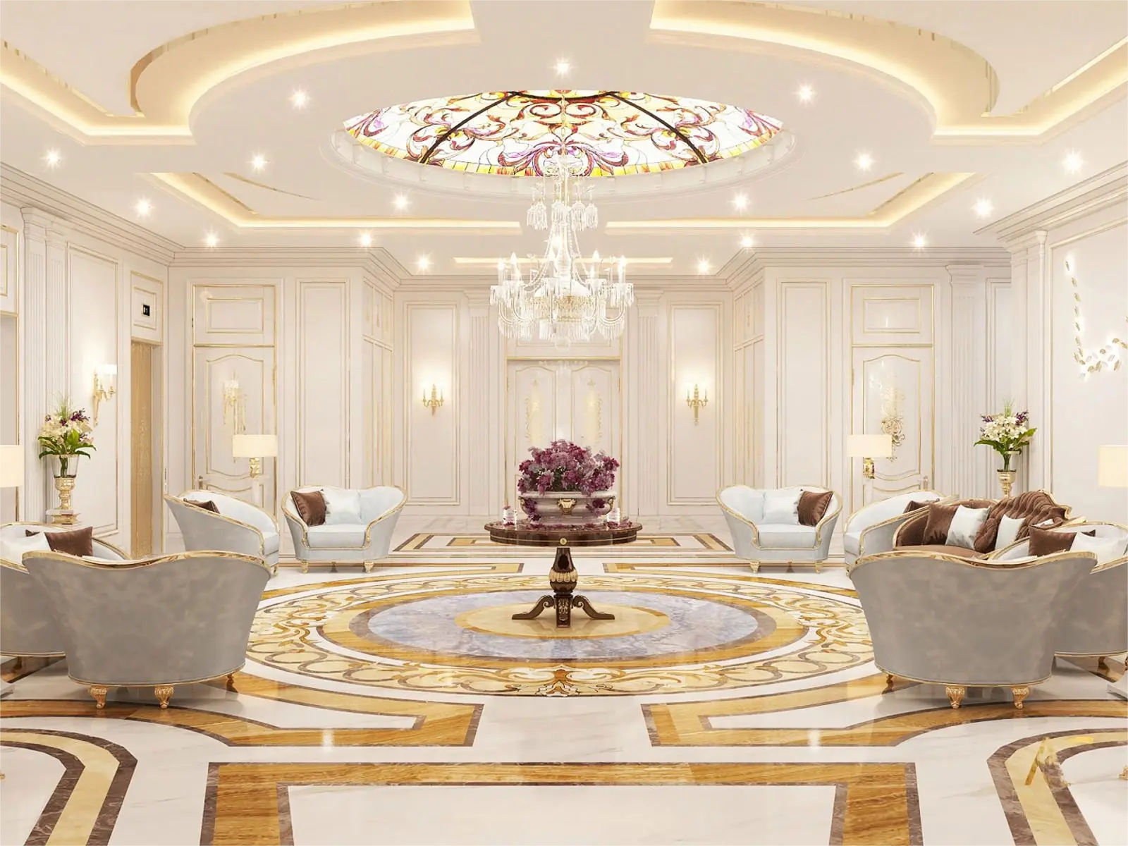 Arabian Royal Luxury French-Style Villa